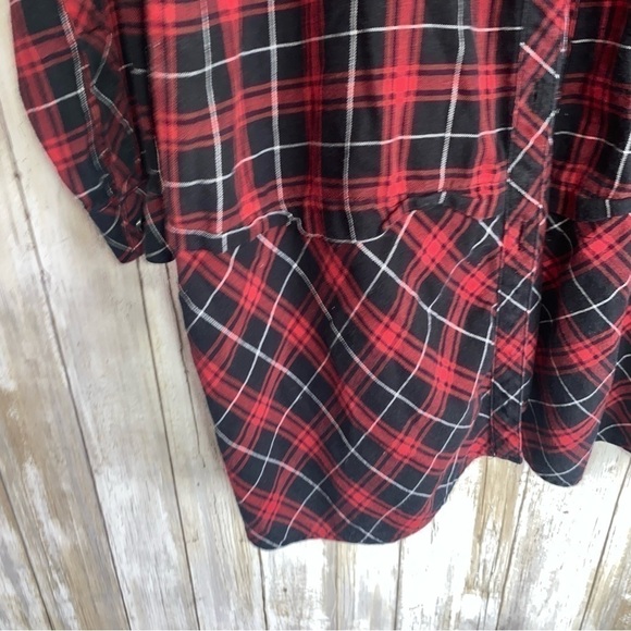 J. Jill Plaid Button Down Tunic - Picture 5 of 7